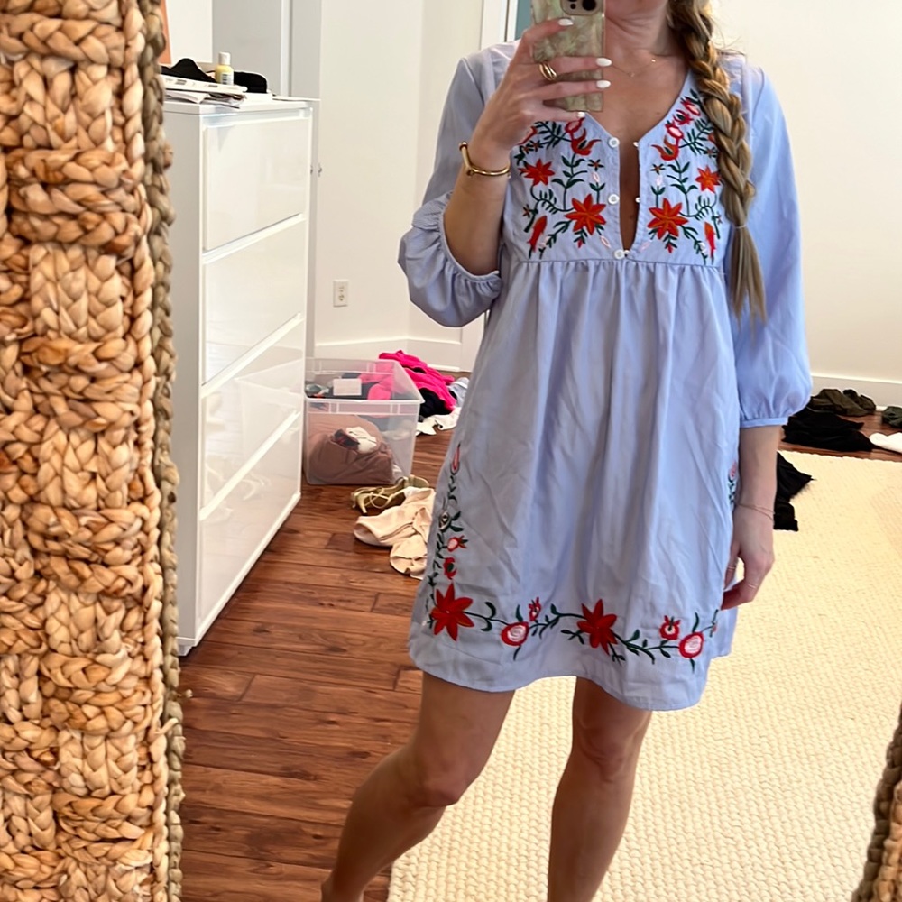 SHEIN summer 3/4 sleeve dress